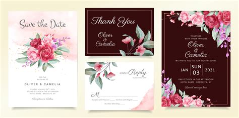 Download 772+ Flower Wedding Card Template Files
